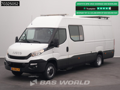 Iveco Daily 50C14 CNG 3.0L Dubbellucht L3H2 Navi 3,5t Trekhaak Airco Cruise Werkplaatsinrichting Euro6 L3 Airco Trekhaak Cruise control