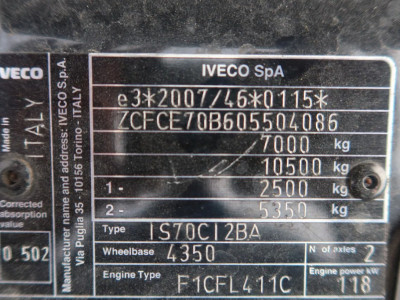 Iveco Daily 70 C 16 Recovery-truck, Bergingswagen, Apschlep. 7 Persoons. ALS NIEUW
