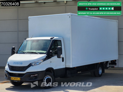 Iveco Daily 70C18 3.0L Automaat 1000KG Laadklep Luchtvering 180PK Dubbellucht Bakwagen Airco Cruise DHollandia Euro6 Meubelbak Koffer 7tons Airco Cruise control