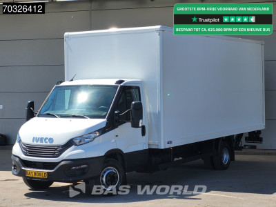 Iveco Daily 70C18 3.0L Automaat 1000KG Laadklep Luchtvering 180PK Dubbellucht Bakwagen Airco Cruise DHollandia Euro6 Meubelbak Koffer 7tons Airco Cruise control
