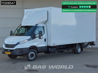 Iveco Daily 72C18 3.0L Automaat 1000KG Laadklep Dubbellucht 180PK Bakwagen ACC Airco Camera Euro6 Meubelbak Koffer Airco