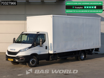 Iveco Daily 72C18 3.0L Automaat 1000KG Laadklep Dubbellucht Airco Cruise DHollandia Euro6 Meubelbak Koffer Airco Cruise control