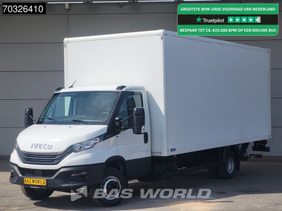 Iveco Daily 72C18 3.0L Automaat Bakwagen 1000KG Laadklep Luchtvering 180PK Dubbellucht Airco Cruise DHollandia Euro6 Meubelbak Koffer Airco Cruise control