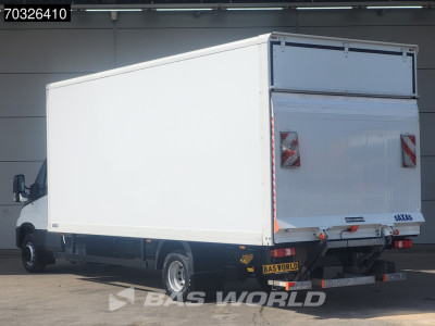 Iveco Daily 72C18 3.0L Automaat Bakwagen 1000KG Laadklep Luchtvering 180PK Dubbellucht Airco Cruise DHollandia Euro6 Meubelbak Koffer Airco Cruise control 6