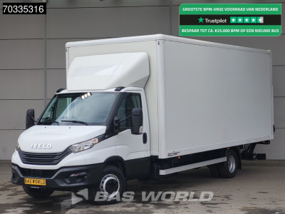 Iveco Daily 72C21 3.0 Automaat 1000KG Laadklep Bakwagen 210PK Luchtvering AC/Climate Cruise Camera Euro6 Meubelbak Koffer Möbelkoffer LBW Airco Cruise control
