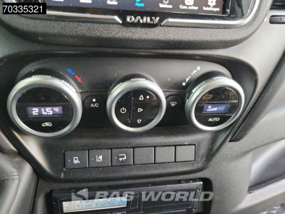 Iveco Daily 72C21 3.0L Automaat 1000KG Laadklep Luchtvering 210PK Dubbellucht Airco Cruise Camera DHollandia Euro6 Meubelbak Koffer Bakwagen LBW Mobelkoffer Airco Cruise control foto 15