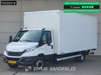 Iveco Daily 72C21 3.0L Automaat 1000KG Laadklep Luchtvering 210PK Dubbellucht Airco Cruise DHollandia Camera Euro6 Meubelbak Koffer Bakwagen Airco Cruise control
