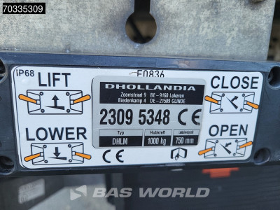 Iveco Daily 72C21 3.0L Automaat 1000KG Laadklep Luchtvering 210PK Dubbellucht Airco Cruise DHollandia Camera Euro6 Meubelbak Koffer Bakwagen Airco Cruise control foto 12