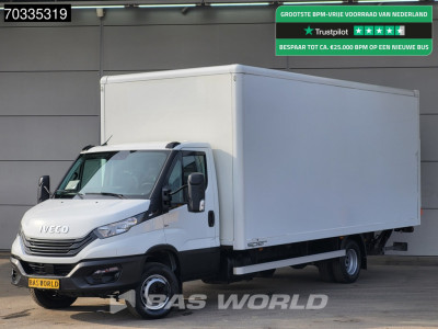 Iveco Daily 72C21 3.0L Automaat 1000KG Laadklep Luchtvering 210PK Dubbellucht Airco Cruise DHollandia Euro6 Meubelbak Koffer Bakwagen Airco Cruise control