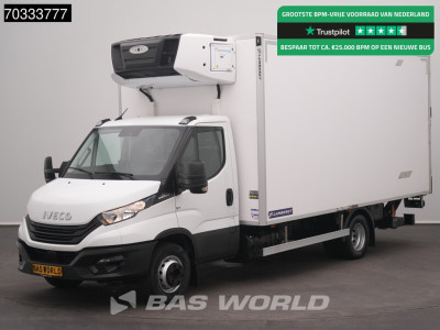 Iveco Daily 72C21 3.0L Automaat Lamberet Laadklep Koelwagen 210PK Dubbellucht Carrier Supra 750 Airco Cruise Euro6 Koel Koeler Kühl Kühler Kühlwagen Kühlkoffer -25 Airco Cruise control