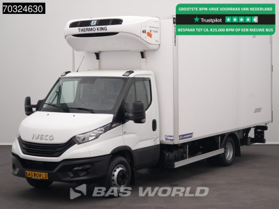 Iveco Daily 72C21 3.0L Automaat Lamberet Laadklep Koelwagen 210PK Dubbellucht Thermoking T-600R Airco Cruise Euro6 Koel Koeler Kühl Kühler Kühlwagen Kühlkoffer Airco Cruise control
