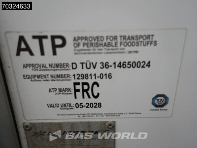 Iveco Daily 72C21 3.0L Automaat Lamberet Laadklep Koelwagen 210PK Dubbellucht Thermoking T-600R Airco Cruise Euro6 Koel Koeler Kühl Kühler Kühlwagen Kühlkoffer Airco Cruise control 20