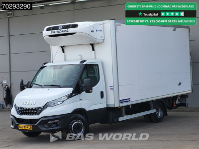 Iveco Daily 72C21 3.0L Koelwagen Laadklep Zijdeur Thermo King T-600R 380V Luchtvering Koelwagen Airco Cruise Camera Koeler Koel Kühlwagen 29m3 Airco Cruise control