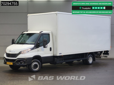 Iveco Daily 72C21 3.0L Laadklep Automaat Bakwagen Dubbellucht 210PK Airco Cruise DHollandia Euro6 Meubelbak Koffer 36m3 Airco Cruise control