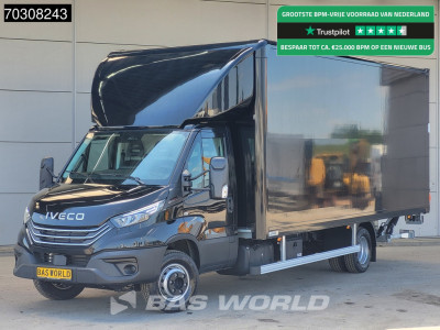 Iveco Daily 72C21 Automaat Luchtvering 1000KG Laadklep Bakwagen ACC Airco Camera CarPlay DHollandia Euro6 7tons Meubelbak Koffer Airco
