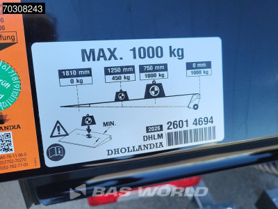 Iveco Daily 72C21 Automaat Luchtvering 1000KG Laadklep Bakwagen ACC Airco Camera CarPlay DHollandia Euro6 7tons Meubelbak Koffer Airco foto 13