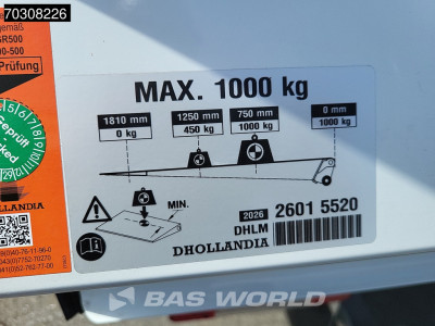 Iveco Daily 72C21 Automaat Luchtvering 1000KG Laadklep Bakwagen ACC Airco Camera CarPlay DHollandia Euro6 7tons Meubelbak Koffer Airco foto 13