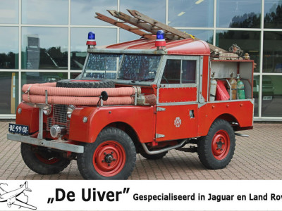 Landrover Series 1 86 inch Fire Engine PATINA Ongerestaureerd originele staat