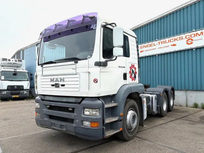 MAN TGA 33.460 BBS FULL STEEL SUSPENSION (ZF16 MANUAL GEARBOX / RETARDER / 13.000 KG. REDUCTION AXLES / HYDRAULIC KIT / AIRCONDITIONING)