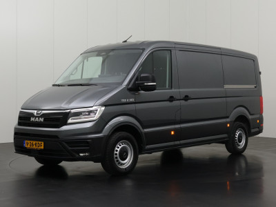 MAN TGE 2.0TDi 140PK L3H2 Exclusive | Led | 2xSchuifdeur | Navigatie | Camera | Airco | Cruise | 3-Zits foto 7