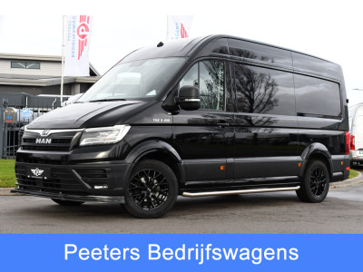 MAN TGE 2.180 2.0 L3H3 Black Edition Adaptieve Cruise, Camera, Carplay, LED, Clima, Stoelverwarming, Multimedia, 177pk, Automaat, Trekhaak, Uniek!