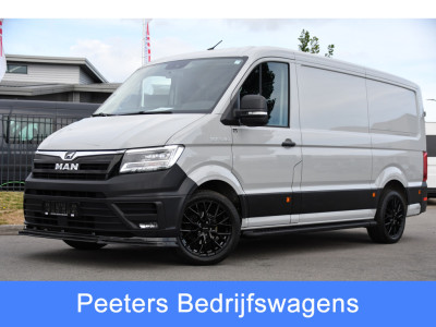 MAN TGE 3.140 35 2.0 L3H2 PB Edition Camera, Cruise, Carplay, LED, 140pk, Automaat, Multimedia, 3000kg Trekhaak, voorruit verwarming, Uniek!