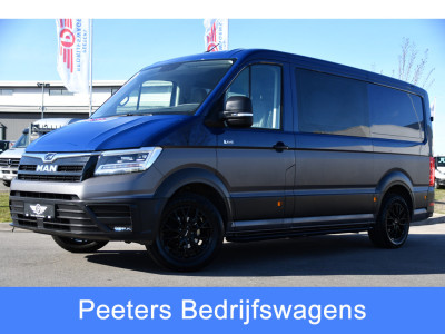 MAN TGE 3.180 35 2.0 L3H2 4x4 DC Cruise, Camera, Carplay, LED, Voorruit verwarming, Multimedia, 177pk, Automaat, Uniek!