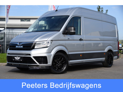 MAN TGE 3.180 35 2.0 L3H3 4x4 PB Edition Camera, Cruise, Carplay, LED, 177pk, Stoelverwarming, Leder, Geveerde stoel, Trekhaak, Automaat, Uniek!