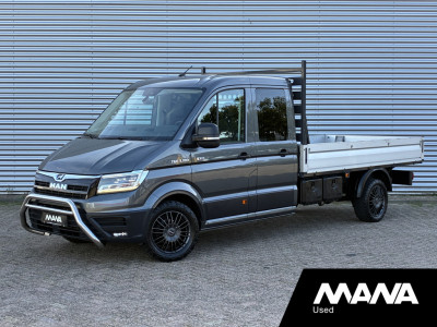 MAN TGE 35 2.0 3.180 L4 4x4 DC Open Laadbak LED Automaat Airco Cruise ACC