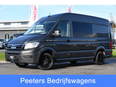 MAN TGE 35 2.0 L3H3 4x4 DC PB Edition Adaptieve Cruise, Camera, Carplay, 177pk. LED, Clima, Stoelverwarming, Trekhaak, Uniek!