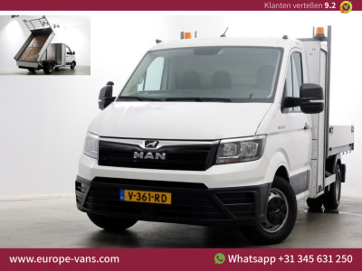 MAN TGE 5.180 2.0 177pk E6 L2H1 Kipper Dubbel Lucht Trekhaak 3500kg 06-2018