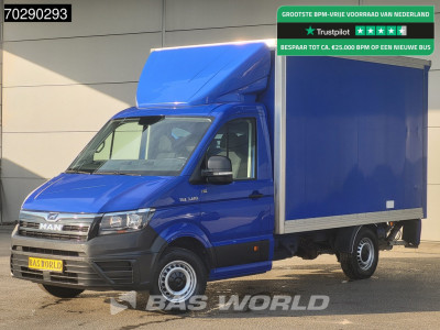 MAN TGE 3.120 DHollandia 1000KG Laadklep Bakwagen Airco Euro6 Meubelbak Koffer 15m3 Airco