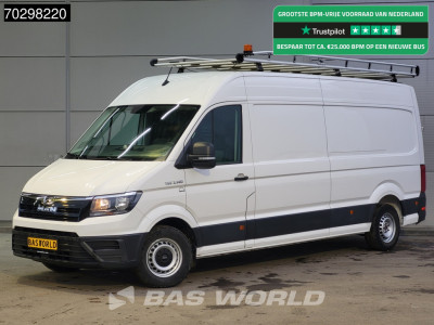 MAN TGE 3.140 Automaat L4H3 Trekhaak Navi Airco Camera Imperiaal Werkplaatsinrichting Euro6 L3H2 Airco Trekhaak