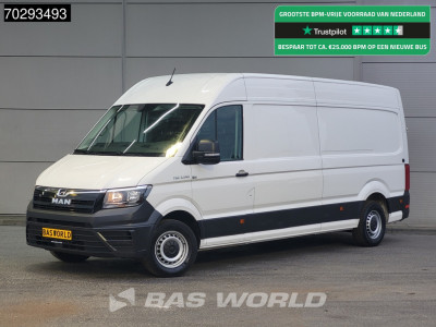 MAN TGE 3.140 COMING SOON! L4H3 Trekhaak Airco Cruise Camera Parkeersensoren Euro6 L3H2 15m3 Airco Trekhaak Cruise control