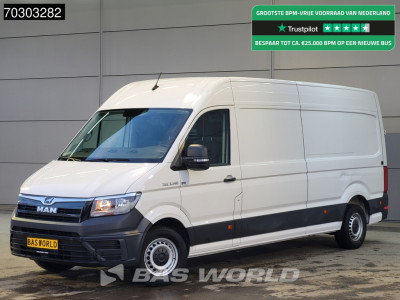 MAN TGE 3.140 L4H3 Airco Cruise Camera Parkeersensoren v+a Euro6 L3H2 Airco Cruise control
