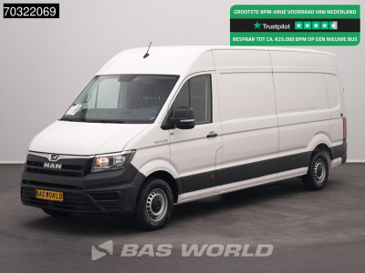 MAN TGE 3.140 L4H3 Airco Cruise Camera Parkeersensoren v+a Euro6 L3H2 Airco Cruise control