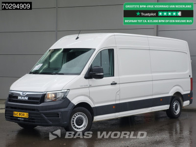 MAN TGE 3.140 L4H3 Trekhaak Airco Cruise Camera Parkeersensoren Euro6 L3H2 Airco Cruise control