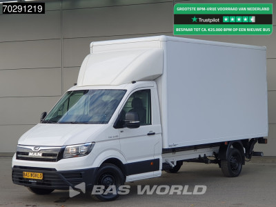 MAN TGE 3.140 Laadklep Automaat Bakwagen Airco Cruise Camera Euro6 Meubelbak Koffer 20m3 Airco Cruise control