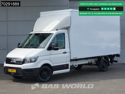 MAN TGE 3.140 Laadklep Automaat Bakwagen Airco Cruise Camera Euro6 Meubelbak Koffer 20m3 Airco Cruise control