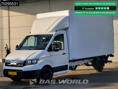 MAN TGE 3.140 Laadklep Automaat Bakwagen Airco Cruise Camera Euro6 Meubelbak Koffer 20m3 Airco Cruise control