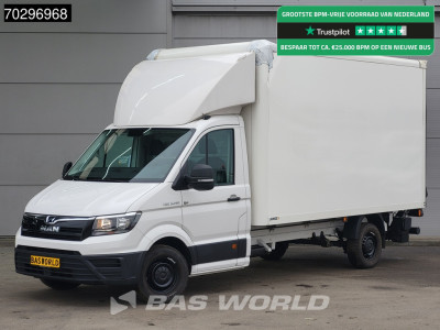 MAN TGE 3.140 Laadklep Automaat Bakwagen Airco Cruise Camera Euro6 Meubelbak Koffer Airco Cruise control
