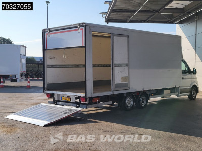 MAN TGE 3.140 Veldhuizen Clixtar Laadklep Bakwagen 3580kg 618cm Lang Airco Cruise Euro6 Meubelbak Koffer Clixtsar DHollandia BE-Combi Trekker Oplegger BE-rijbewijs Cruise control 7