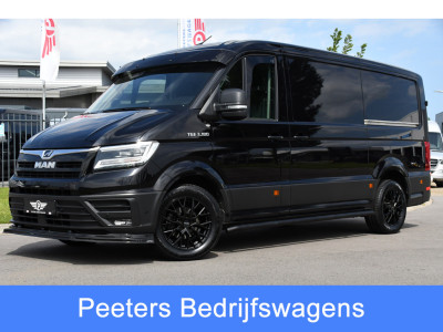 MAN TGE 3.180 35 2.0 L3H2 Black Edition Full Options! Adaptieve Cruise, Camera, Carplay, Clima, 177pk, LED, 2 x Schuifdeur, Automaat, Uniek!