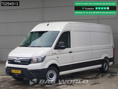 MAN TGE 3.180 Automaat 180PK L3H3 Trekhaak Airco Cruise Camera Parkeersensoren Euro6 L2H2 Airco Trekhaak Cruise control