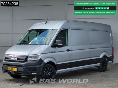 MAN TGE 3.180 Automaat 2025 Facelift L4H3 Trekhaak LED ACC Navi Airco Camera Parkeersensoren Euro6 L3H2 15m3 Airco Trekhaak