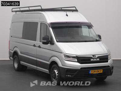 MAN TGE 3.180 Automaat Dubbele Cabine Dubbellucht 3,5t Trekhaak AC/Climate Navi Carplay Imperiaal Euro6 L3H3 Airco Trekhaak foto 5