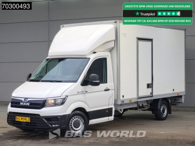 MAN TGE 3.180 Zijdeur Achterdeuren 180PK Bakwagen Airco Cruise Standkachel Euro6 Meubelbak Koffer Airco Cruise control