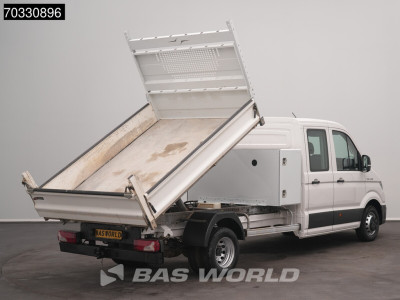 MAN TGE 5.120 Dubbel Cabine Kipper met Kist Dubbellucht 3,5t Trekhaak Airco Cruise Camera Euro6 Tipper Benne Kieper Airco Trekhaak Cruise control foto 2
