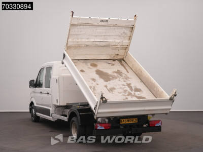 MAN TGE 5.120 Dubbel Cabine Kipper met Kist Dubbellucht 3,5t Trekhaak Airco Cruise Camera Euro6 Tipper Benne Kieper Airco Trekhaak Cruise control 6