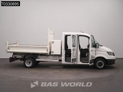 MAN TGE 5.120 Dubbel Cabine Kipper met Kist Dubbellucht 3,5t Trekhaak Airco Cruise Camera Euro6 Tipper Benne Kieper Airco Trekhaak Cruise control foto 7